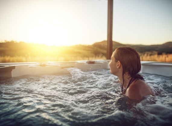 Hot tub breaks